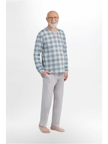 Pánské pyžamo BIG model 15557976 – MARTEL Barva granát Velikost 3xl