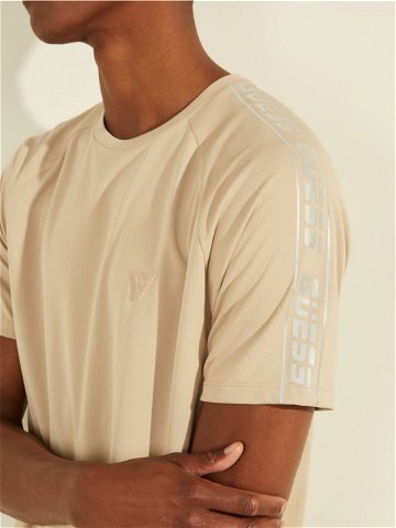 Pánské tričko béžová model 15756318 – Guess Velikost L Barvy béžová