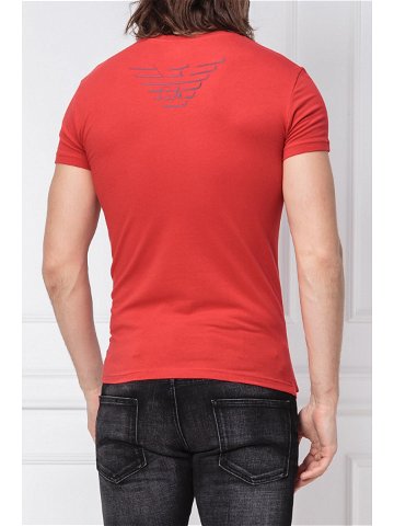 Pánské tričko červená červená L model 15777466 – Emporio Armani