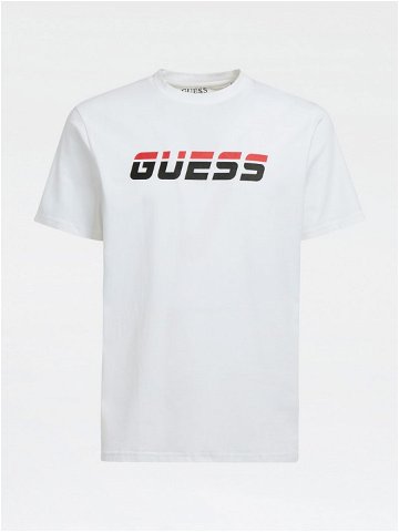 Pánské tričko s krátkým rukávem bílá bílá M model 15795441 – Guess