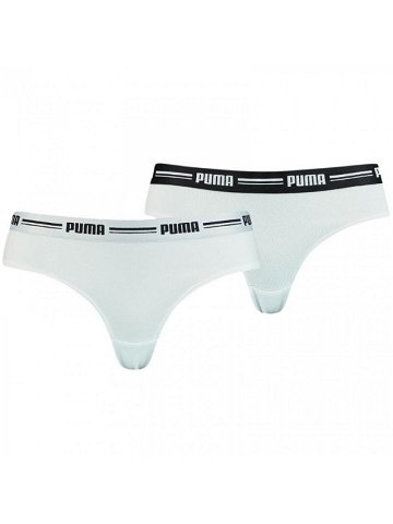 Dámské kalhotky Brazilian 2Pack 907856 04 bílá – Puma XL