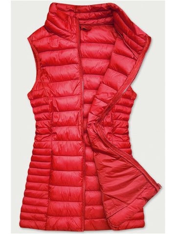 Červená dámská vesta model 16150506 – J STYLE Červená M 38