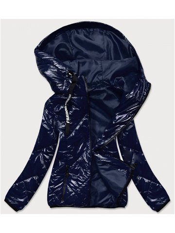 Tmavě modrá prošívaná bunda s kapucí model 16151134 – S WEST Barva odcienie niebieskiego Velikost 54