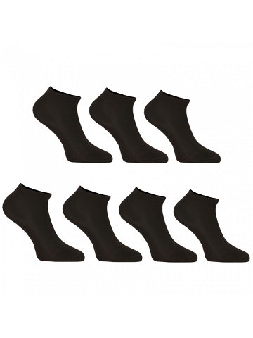 5PACK ponožky Nedeto nízké černé 5NDTPN1001 L
