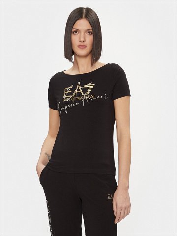 EA7 Emporio Armani T-Shirt 3DTT26 TJFKZ 0200 Černá Regular Fit