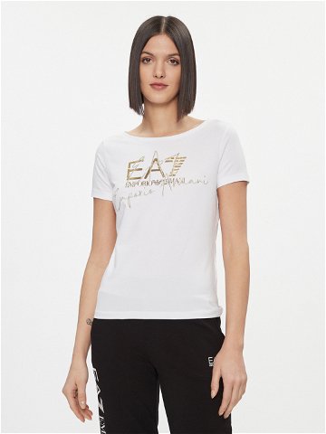 EA7 Emporio Armani T-Shirt 3DTT26 TJFKZ 0101 Bílá Regular Fit