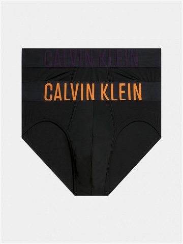 Calvin Klein Underwear Sada 2 kusů slipů 000NB2598A Černá