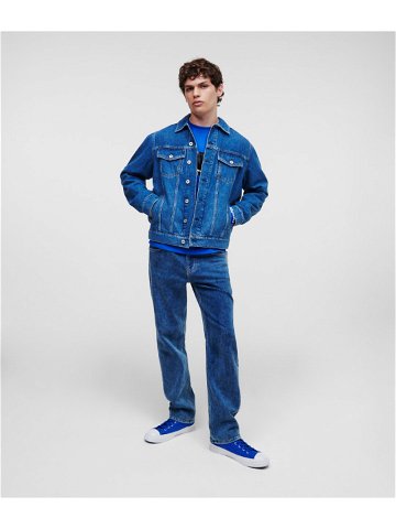 Bunda karl lagerfeld jeans klj regular denim jacket modrá xl