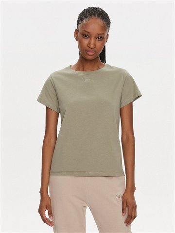 Pinko T-Shirt 100373 A1N8 Zelená Regular Fit