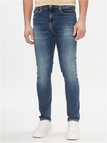 Calvin Klein Jeans Jeansy Skinny J30J324198 Tmavomodrá Skinny Fit
