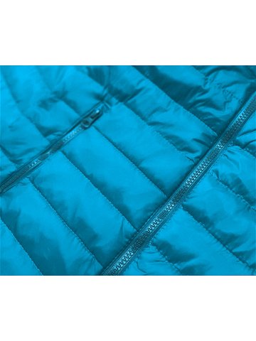 Světle modrá lehká dámská prošívaná bunda model 16279940 – J STYLE Barva odcienie niebieskiego Velikost S 36