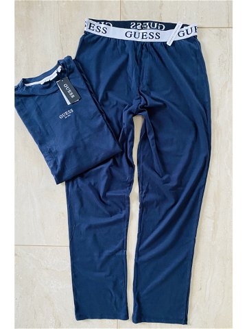 Pánské pyžamo Tmavě modrá model 16299551 – Guess Velikost M Barvy Modrá