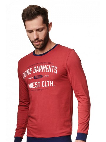 Pánské pyžamo red model 16302964 – Henderson Barva Červená Velikost XL