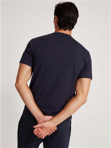 Pánské tričko Tmavě modrá model 16307002 – Guess Velikost M Barvy Modrá