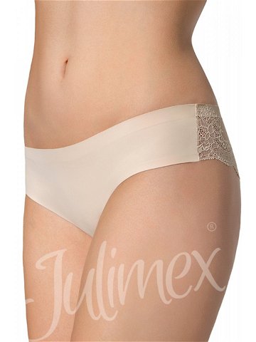 Dámské kalhotky Tanga beige – JULIMEX Barva Béžová Velikost XL