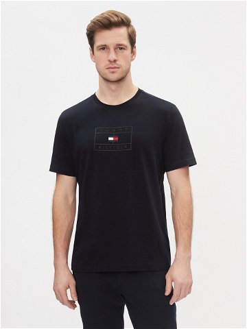 Tommy Hilfiger T-Shirt Big Graphic S S Tee MW0MW34204 Tmavomodrá Regular Fit
