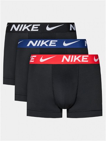 Nike Sada 3 kusů boxerek Trunk 3pk 0000KE1156 Černá