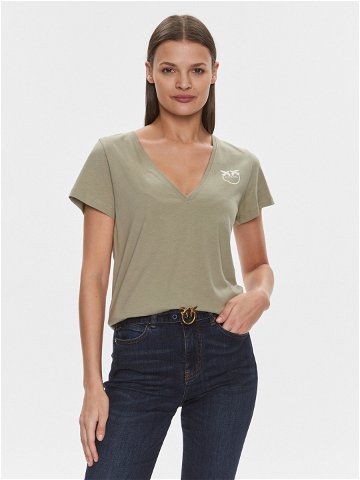Pinko T-Shirt 102950 A1N8 Zelená Regular Fit