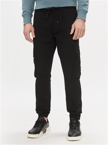 Calvin Klein Jeans Teplákové kalhoty J30J324696 Černá Skinny Fit