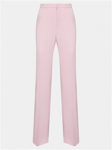 Pinko Kalhoty z materiálu Hulka 100054 7624 Růžová Regular Fit