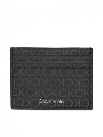 Calvin Klein Pouzdro na kreditní karty Rubberized Cardholder 6Cc K50K511256 Černá