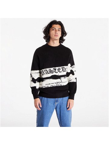 Wasted Paris Sweater Razor Pilled Black White