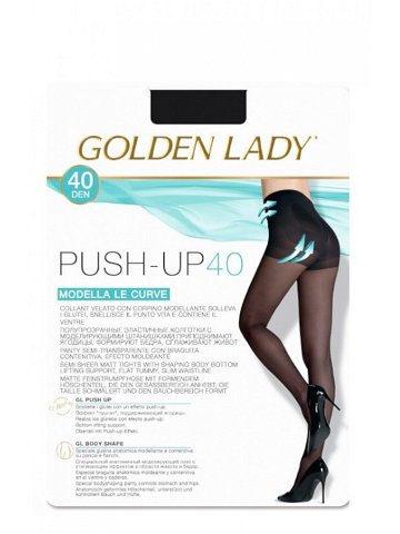Dámské punčochové kalhoty Golden Lady Push-up 40 den černá 4-L