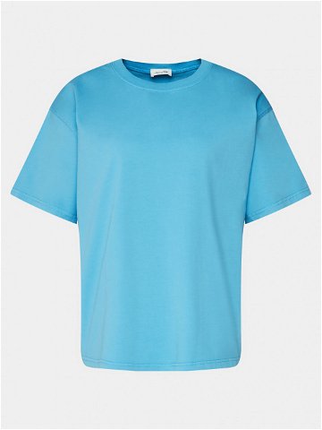 American Vintage T-Shirt Fizvalley FIZ02AE24 Modrá Regular Fit