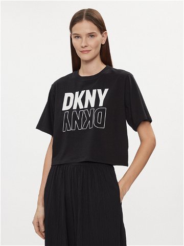 DKNY Sport T-Shirt DP2T8559 Černá Boxy Fit