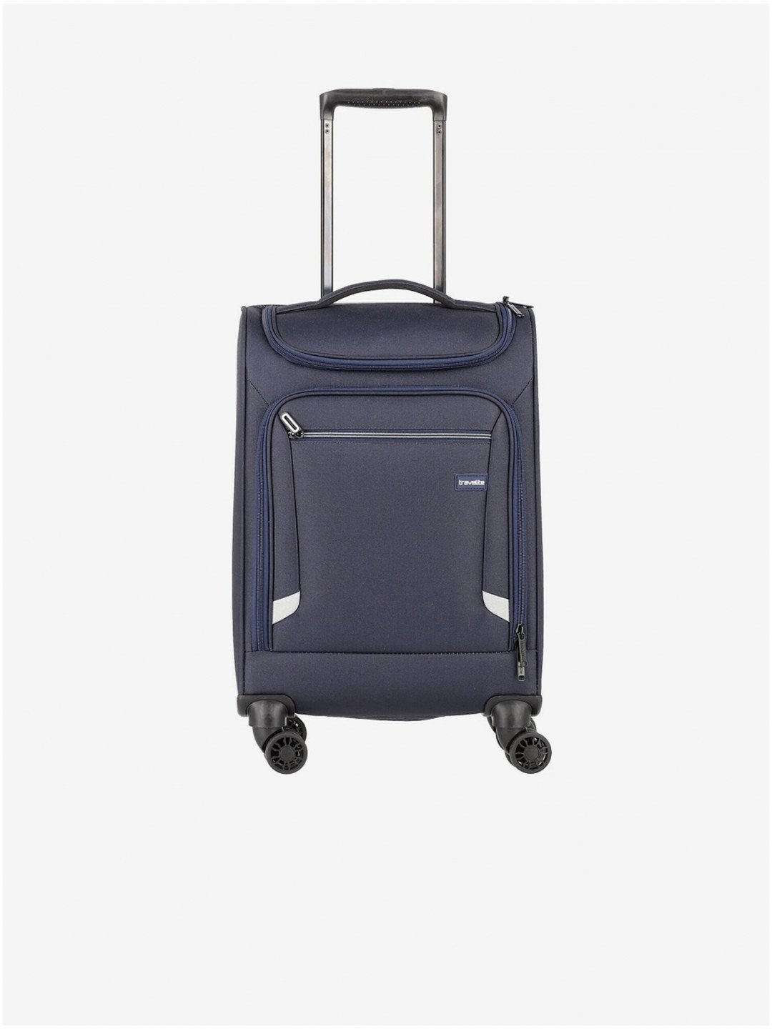 Tmavě modrý cestovní kufr Travelite Cabin Underseater Toploader