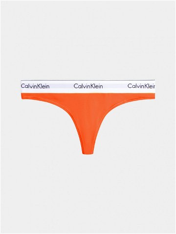 Calvin Klein Underwear Kalhotky string 0000F3786E Oranžová