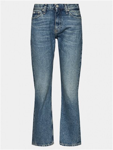 Calvin Klein Jeans Jeansy Low Rise Straight J20J222437 Tmavomodrá Straight Fit