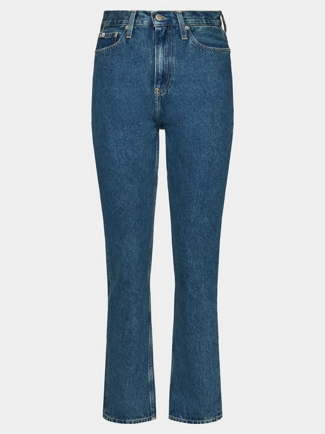 Calvin Klein Jeans Jeansy Authentic J20J222443 Tmavomodrá Straight Fit