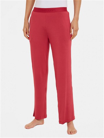 Calvin Klein Underwear Pyžamové kalhoty 000QS7007E Červená Relaxed Fit