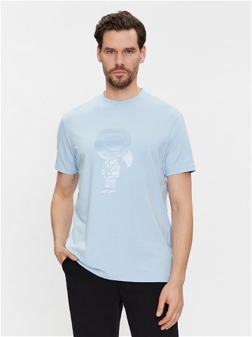 KARL LAGERFELD T-Shirt 755400 541221 Světle modrá Regular Fit