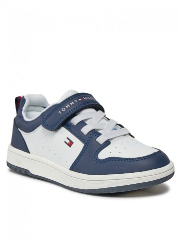 Tommy Hilfiger Sneakersy Low Cut Lace Up Velcro Sneaker T1X9-33340-1355 Bílá