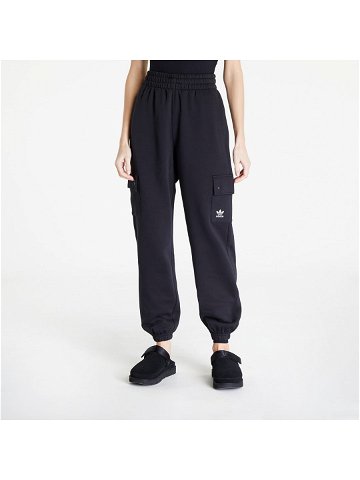 Adidas Essentials Fleece Cargo Jogger Sweatpants Black