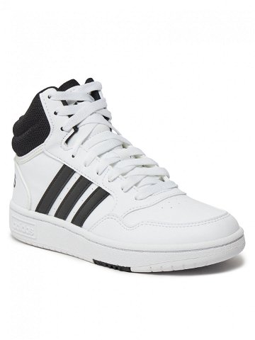 Adidas Sneakersy Hoops 3 0 Mid K IG3715 Bílá