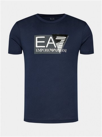 EA7 Emporio Armani T-Shirt 3DPT81 PJM9Z 1554 Tmavomodrá Regular Fit