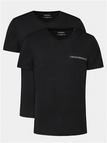Emporio Armani Underwear 2-dílná sada T-shirts 111849 4R717 07320 Černá Regular Fit