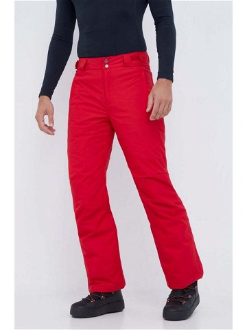 Kalhoty Columbia Bugaboo červená barva