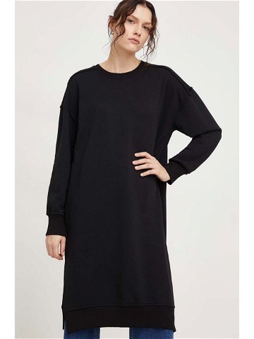 Šaty Answear Lab černá barva mini oversize