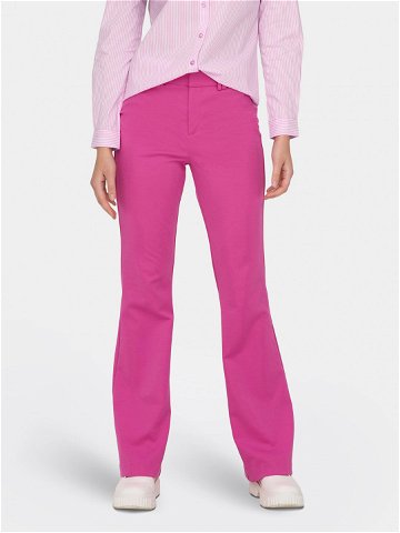 ONLY Kalhoty z materiálu Peach 15298660 Růžová Flared Fit