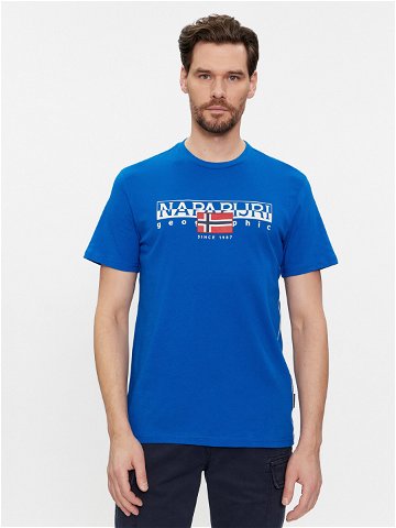 Napapijri T-Shirt S-Aylmer NP0A4HTO Modrá Regular Fit