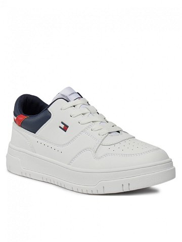 Tommy Hilfiger Sneakersy Low Cut Lace-Up Sneaker T3X9-33367-1355 S Bílá
