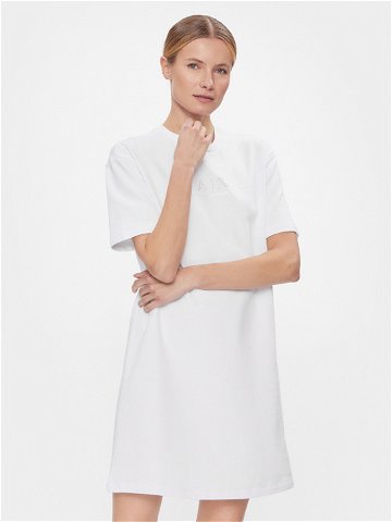 Armani Exchange Každodenní šaty 3DYA89 YJFHZ 1000 Bílá Regular Fit