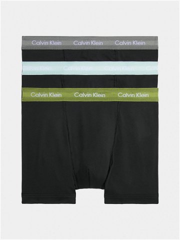Calvin Klein Underwear Sada 3 kusů boxerek Trunk 3Pk 0000U2662G Černá