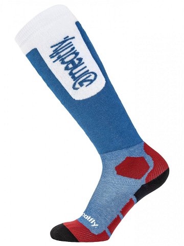 Meatfly sNB & SKI ponožky Leeway Slate Blue Modrá Velikost L