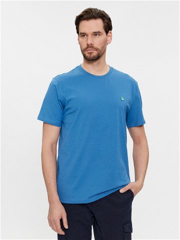 United Colors Of Benetton T-Shirt 3MI5J1AF7 Modrá Regular Fit
