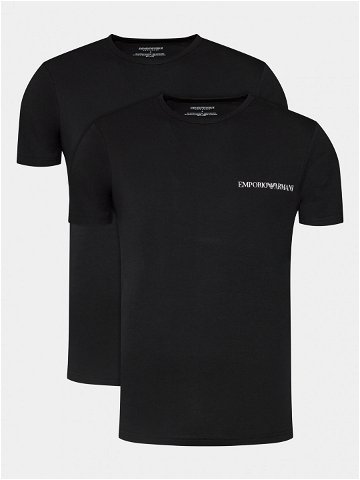 Emporio Armani Underwear 2-dílná sada T-shirts 111267 4R717 07320 Černá Regular Fit